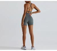 Bodysuit de Yoga para Mujeres Ropa de Exercicio de Nylon Secado Rápido - details 3