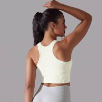 Sujetador deportivo para mujer, ropa interior, hilo sexy, informal, a rayas, sin costuras, top para gimnasio - details 15