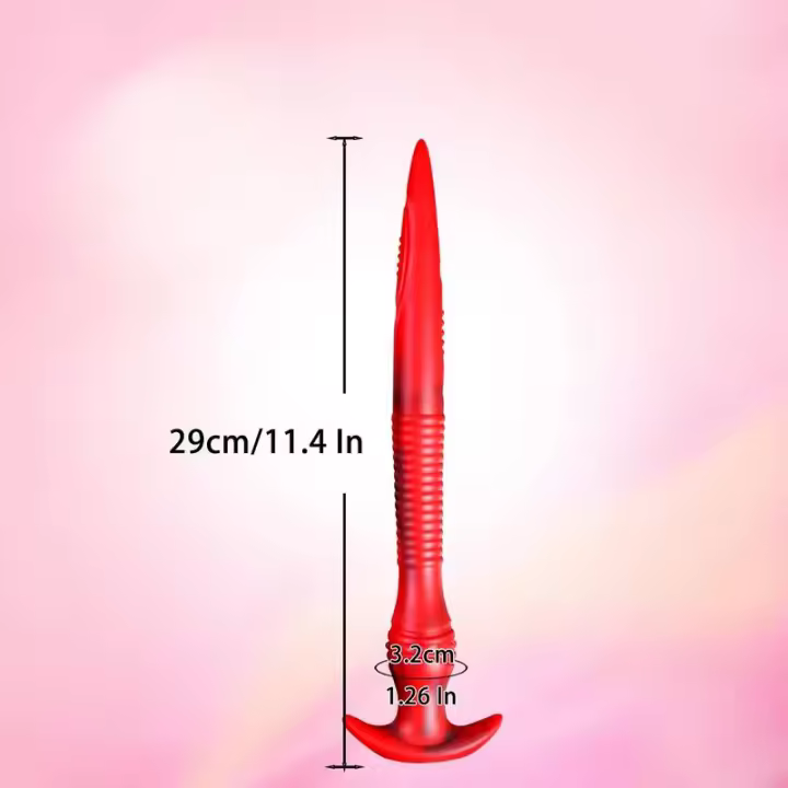 Leten Super 22 pulgadas Plug de Cillo Silicona Suave para Masaje Prostatal y Dilatación Anal - 1