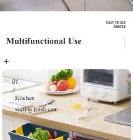 Cubo de basura colgante para cocina, cesta de basura plegable para puerta de armario, cocina y baño - details 6