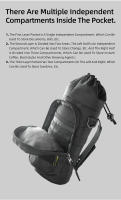Rhinowalk-portabotellas para motocicleta, bolsa para hervidor con aislamiento de Motor, soporte para vasos de liberación rápida con sistema MOLLE en bolsa para motocicleta - details 7
