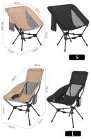 Silla plegable portátil ultraligera para mochila de camping, compacta y ligera, utilizada para senderismo y actividades en la playa - details 6