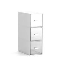 Organizador apilable de plástico para cocina, cajas de almacenamiento resistentes para cajón, estante, armario - details 3