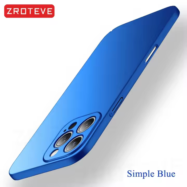 Funda de iPhone Mate Adelgazada de Zroteve Protección Dura para iPhone 16, 16E, 15, 14, 13, 12, 11 Mini Accesorios de Electrónica - 1