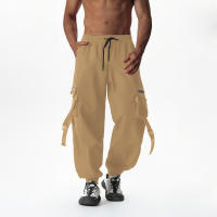 Pantalones de trabajo de marca de moda de verano para hombre, pantalones largos holgados e informales ajustados, pantalones largos de moda - details 18