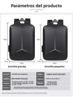 Estuche duro 17,3 pulgadas portátil bolsa de los hombres y las mujeres mochila universal de gran capacidad impermeable estudiante - details 3