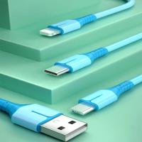 Línea de carga rápida de seguridad 3 en 1, Cable de datos 3 en 1, Cable de carga súper rápida - details 7