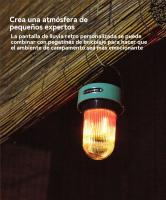 Linterna LED de Camping Recargable Multifuncional Retro Portátil para Exteriores Playa Carpa - details 7