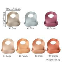 Baberos de silicona fáciles de limpiar, productos para bebés impermeables - details 9