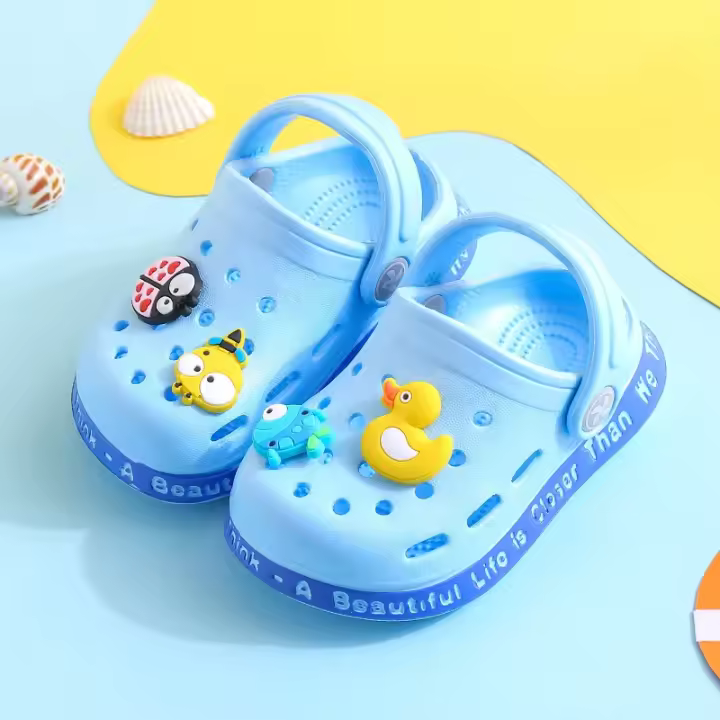 Sandalias de verano para bebé, dibujos animados, niño, agujero, zapatos, fondo suave, antideslizante, playa del bebé - 1
