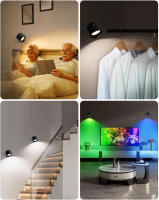 Luces de Pared LED RXUNS Lámpara de Esquina Cargable y Recargable 2000mAh Rotación de 360° - details 14