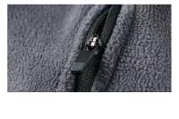 Chaqueta de lana con cuello levantado para hombre, Tops sólidos de moda para mantener el calor al aire libre, Jersey informal sencillo y cómodo para otoño e invierno - details 8