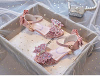 Moda Arco Niños Rosa Pez Boca Mostrar Princesa Zapatos - details 14