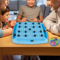 Chess Board Game Magnetic Effect Chess Set Parent-Child Interactive Desktop Board Game for Children Christmas Birthday Gifts - details 3