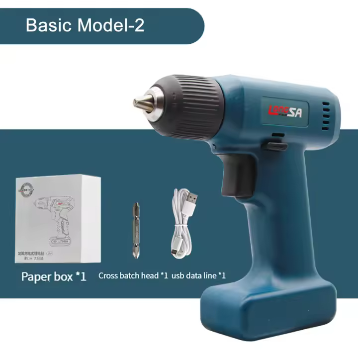 Destornillador inalámbrico 8V Conjunto mini portátil Eléctrico Lithium Batería operado Recargable Herramientas eléctricas de potencia - 1