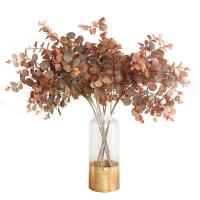 70cm Color otoño hoja de eucalipto bosque dinero planta artificial boda decoración del hogar exhibición de escritorio wers Decoracion - details 3
