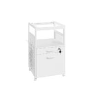 Cajónera de Escritorio Móvil con Ruedas Cajón de Oficina de 2 Piezas con Cerradura y Llave Blanco - details 11