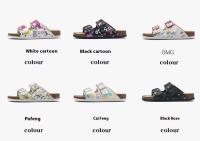 BIRKEN Zapatillas de corcho de verano con punta abierta, zapatos planos para hombre y mujer para ocio al aire libre, mismo estilo, hebilla de playa - details 6