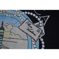 Camiseta de Verano de Algodón Puro Ajuste Suelto, Cuello Redondo, Estilo Casual para Hombres y Parejas Deportes y Moda - details 13