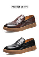 Mocasines zapatos de cuero casuales de verano para hombres zapatos cómodos y transpirables Doudou cubren los pies - details 11