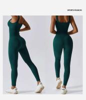 Mono de Yoga de Manga Larga Conjunto Deportivo para Mujeres Ropa de Gimnasio de Moda - details 13