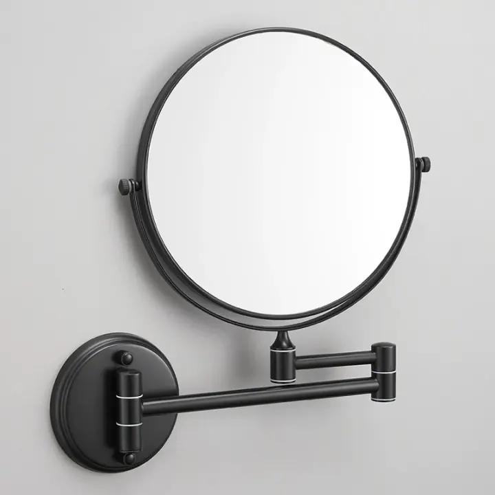 Espejo de maquillaje Afeitado plegable Espejos redondos de 8 pulgadas - 1