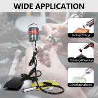 Molino de Eje Flexible Profesional PHYHOO Herramienta Eléctrica de Alta Velocidad para Grabado y Pulido de Metal Control de Velocidad Variable Mejoras del Hogar - details 1