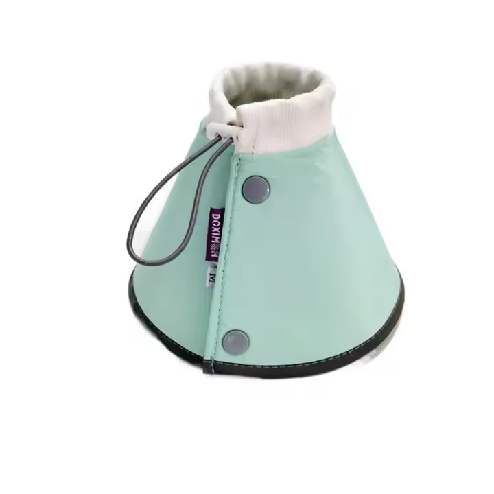 Collar de cono ajustable para gato, collares isabelinos ligeros antimordeduras, cubierta protectora transpirable antiarañazos para mascotas, cachorro - 1