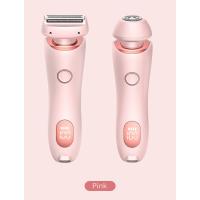 Maquinillas de afeitar eléctricas para mujer, recortador de Bikini 2 en 1, afeitadoras faciales, depilación para axilas, piernas, recortador corporal para mujer, resistente al agua IPX7 - details 12