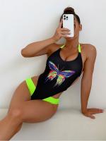 Bañador de una pieza para mujer, Monokini de realce, ropa de playa adelgazante, traje de baño de verano - details 2