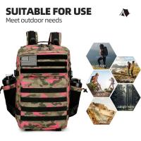 SOMY Mochila táctica Molle de 45L 3P, bolsa de senderismo para exteriores, impermeable, para escalada, camping y senderismo. - details 3