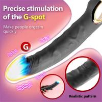 Leten-vibrador consolador realista de punto G, varita potente, estimulador femenino, masajeador vaginal de penetración, tapón Anal, Juguetes sexuales para adultos - details 11