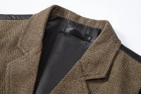 Chaleco de Tweed Grueso de Moda Retro para Hombres Chaleco de Fiesta de Ocio Casual Británico con Múltiples Bolsillos - details 28