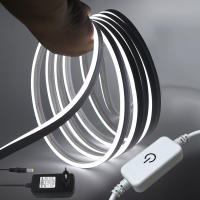 Tira Flexible de luces LED de neón, 24V, 2835, 120LED/m, señal de 5x11mm, IP67, cinta de cuerda impermeable con interruptor de atenuación táctil - details 2