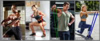Bandas de tracción para hombres y mujeres, bandas de resistencia, bandas de asistencia para hacer ejercicio, bandas de entrenamiento para hacer ejercicio - details 5