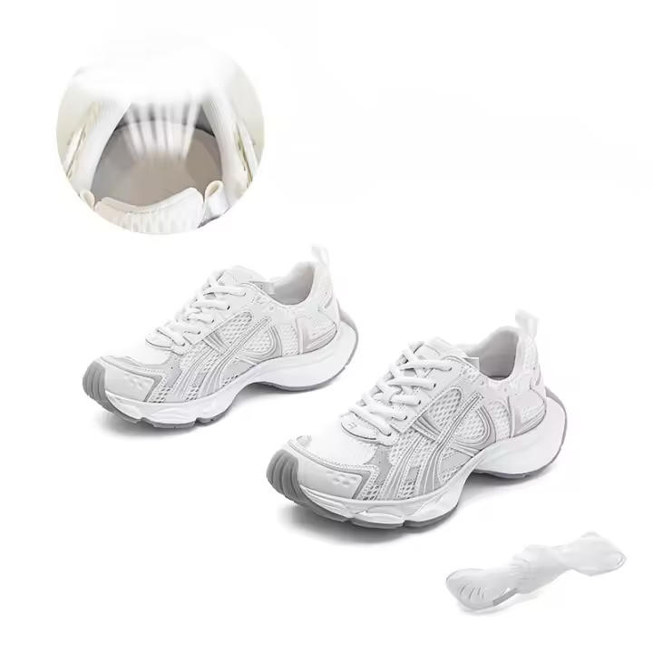Zapatos de papá absorbentes de película, nuevos zapatos deportivos de verano, zapatos pequeños de mujer, zapatos transpirables de malla, zapatos versátiles - 1