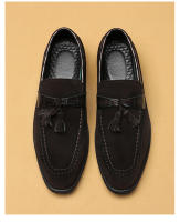 Zapatos de cuero de los hombres de la nueva moda de negocios puntiagudos zapatos de los hombres británico Su Liu versátil casual un pedal - details 7