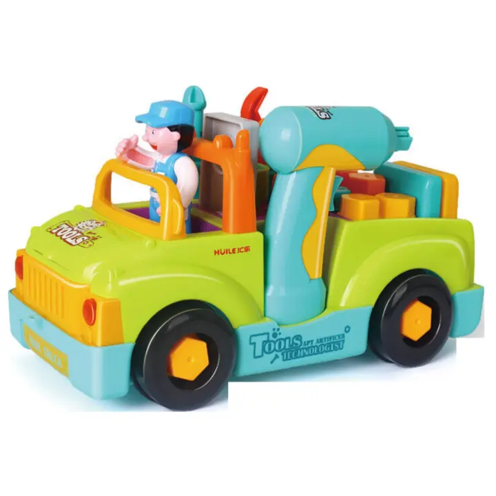 Excitat Juguetes para Niños de 2 Años Regalo de Cumpleaños Ideal Set de Juegos de Vehículos Eléctricos - 1