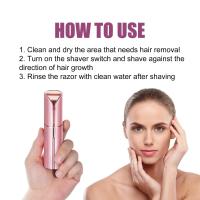 Removedor de Vello Labial Eléctrico Portátil Herramienta de Afeitado Facial Sin Dolor para Mujeres - details 4