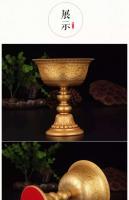 Soporte de Lámpara de Mariposa de Cobre Dorado Obra Maestra, Textura Clara, Diámetro 9.5cm, Grande - details 5