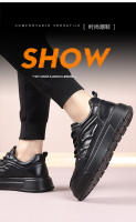 Nueva plataforma de cuero papá zapatos de los hombres súper calientes zapatos de moda de los hombres de la primera capa de cuero de vaca zapatos deportivos y de ocio - details 7