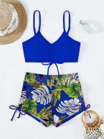 Bikinis con cordón frontal, cintura alta para mujer, bañadores de mujer, bañador para nadar, ropa de playa 2025 - details 57
