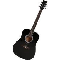 Guitarra acústica con bolsa, Color Negro - details 1