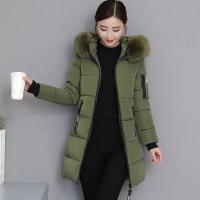 Chaqueta Parka de Invierno 2024 Cálida, Gruesa, Ajuste Delgado, Manga de Abrigo con Forro de Piel para Mujeres Moda de Talla Grande, Abrigo de Plumífero - details 14