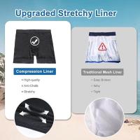 Traje de Baño para Hombres con Lining de Compresión Secado Rápido para Natación y Surf - details 2