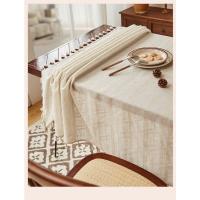 Mantel de lino para mesas rectangulares, manteles franceses lavables para fiestas, mesa de comedor de cocina interior y exterior - details 9