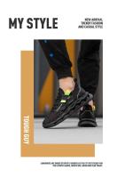 Zapatos de verano para hombre, zapatillas deportivas de malla, informales, transpirables, deportes al aire libre, tenis, correr, senderismo, plataforma, mocasines de diseñador de lujo - details 2