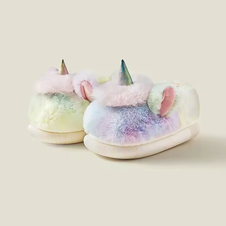 Zapatos de algodón térmicos con tacón para bolsa interior para el hogar para padres e hijos zapatos de algodón para mujer - 1