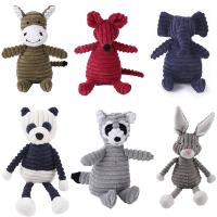 Juguetes de peluche para perros de pana para perros pequeños y medianos, juguete chirriante para perros, juguete para masticar resistente a mordeduras, Limpieza de dientes molares, juguetes para cachorros - details 0