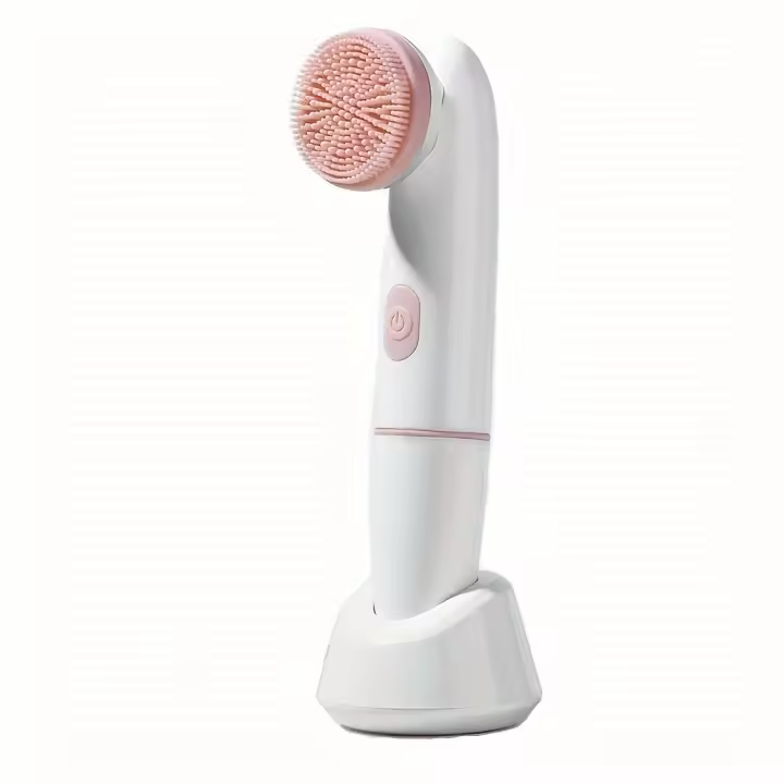 Cepillo Facial Eléctrico 2-en-1 Masaje Vibrante Limpiador de Silicona para Cuidado de la Piel Facial Electrodomésticos Pequeños - 1